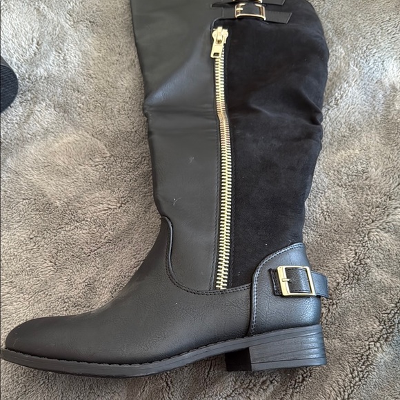 Taylor Brand Buckle Riding Boot - Picture 2 of 5